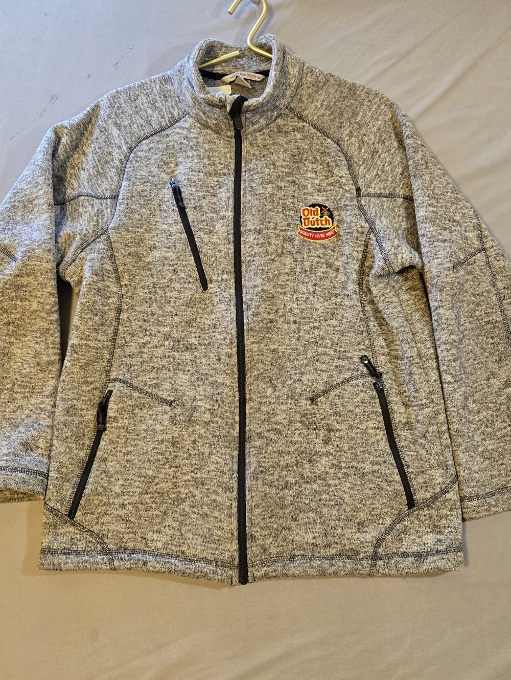 Old Dutch Men's Heather Gray Full-Zip Jacket
